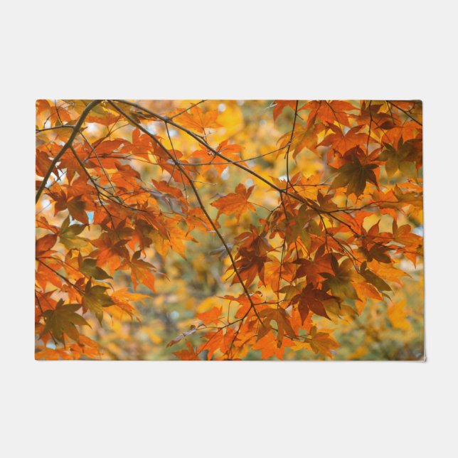 Felpudo Otoño Sale Naranja Fall Foliage  (Anverso)