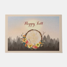 Otoño Sale Niebla del bosque de Wreath