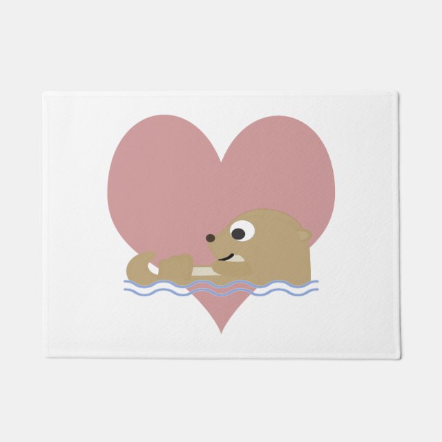 Felpudo Otter Love (Anverso)