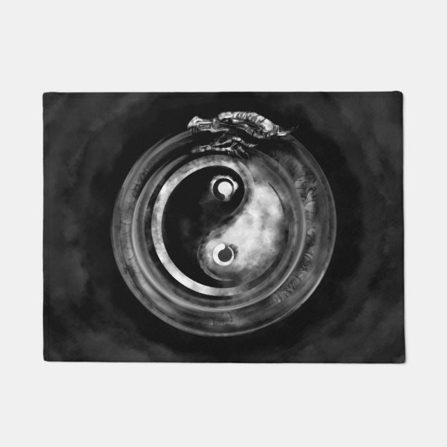 Felpudo Ouroboros Yin - Yang (Anverso)