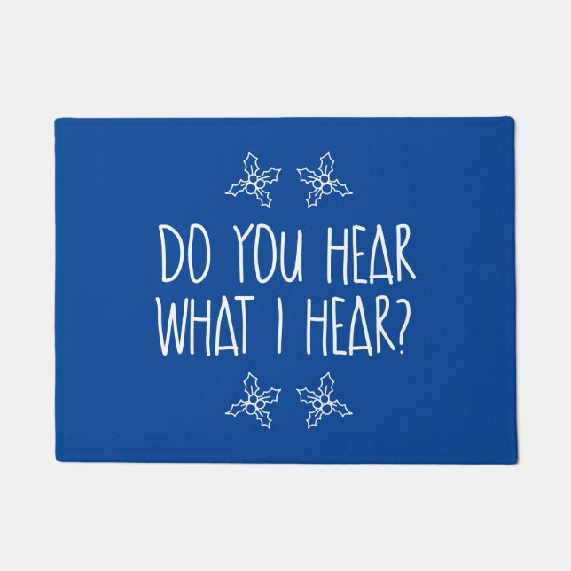 Felpudo ¿Oyes lo que escucho?  (Anverso)