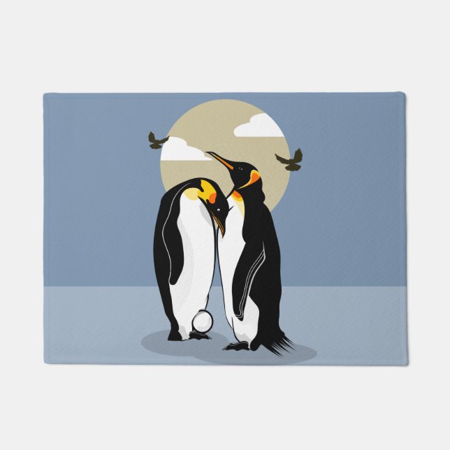 Felpudo Padres de los pingüinos del emperador (Anverso)