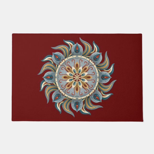 Felpudo Painterly Mandala (Anverso)