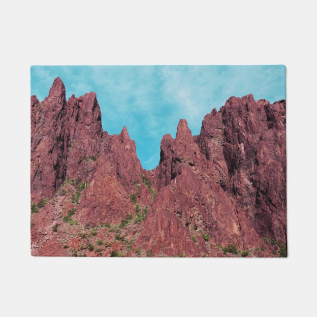 Felpudo Paisaje de montaña (Anverso)