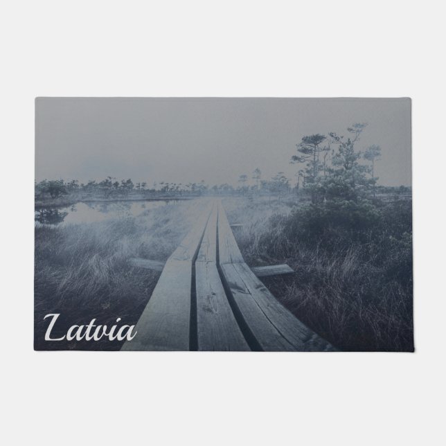 Felpudo Paisaje de oscilación de niebla (Anverso)