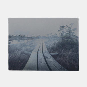Felpudo Paisaje de oscilación de niebla