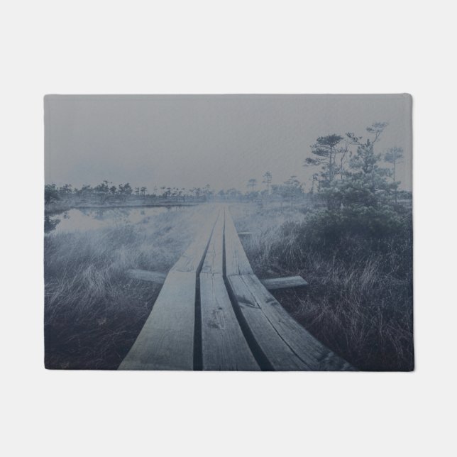 Felpudo Paisaje de oscilación de niebla (Anverso)
