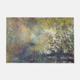 Felpudo Paisaje en los bosques (por Pierre-Auguste Renoir)