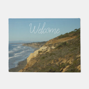 Felpudo Paisaje escénico de viaje de la costa de Californi