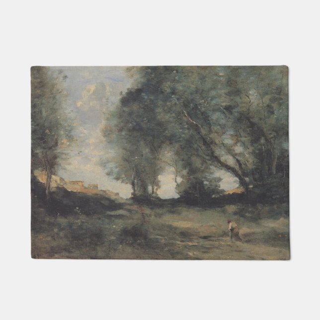 Felpudo Paisaje (por Camille Corot) (Anverso)