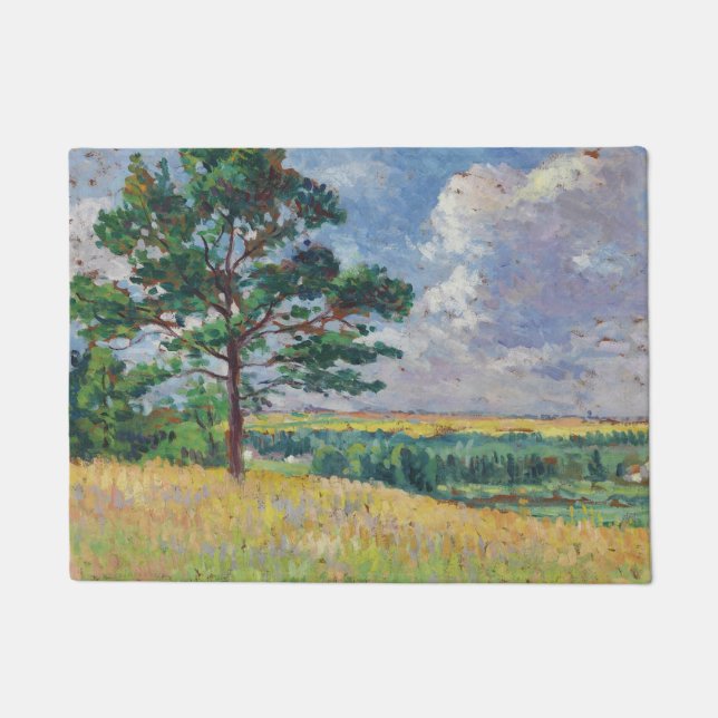 Felpudo Paisaje rural alrededor de Méréville, Francia (Art (Anverso)