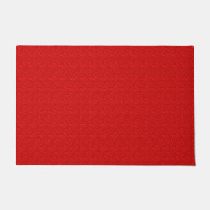 Felpudo Paisley Rojo
