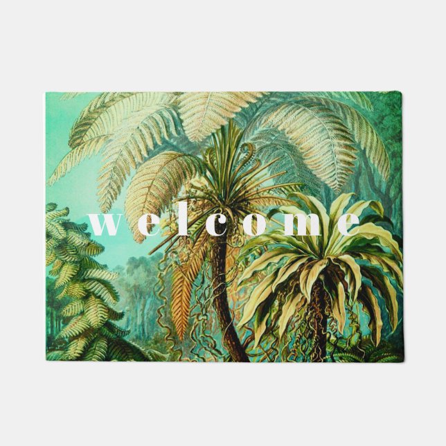 Felpudo Palas botánicas Ernst Haeckel (Anverso)