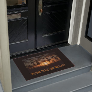 Felpudo Palm Trees Doormat con (o sin) su nombre