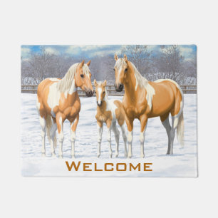 Felpudo Palomino Pinto Paint Quarter Horarios En Nieve