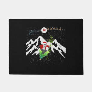 Felpudo Panda Bear Esquiando Árbol de Navidad Santa Reinde