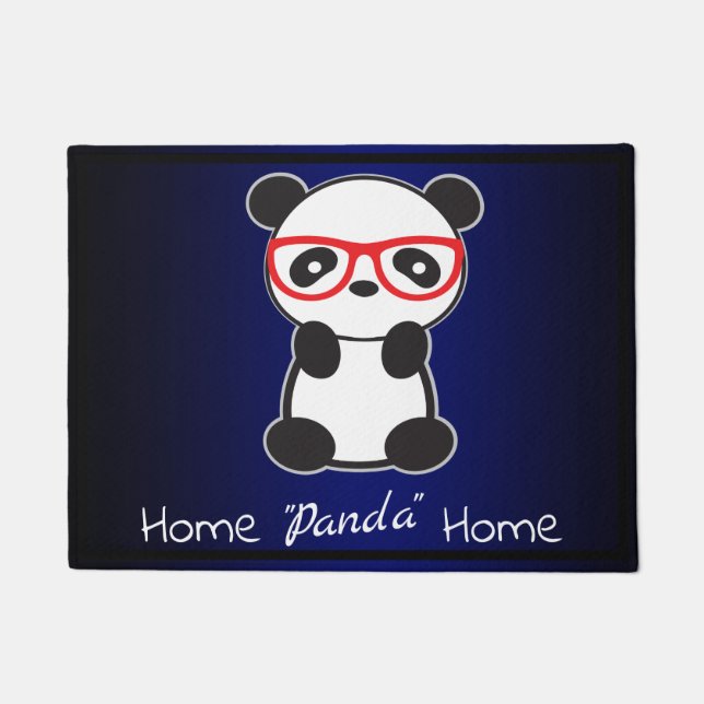 Felpudo Panda Bear Kitchen Mat (Anverso)