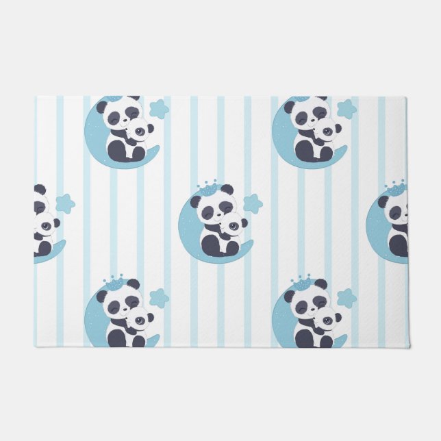 Felpudo Panda Lover | Life Is Better With A Panda (Anverso)
