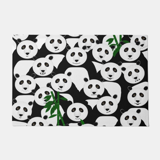 Felpudo Pandas Doormat (Anverso)
