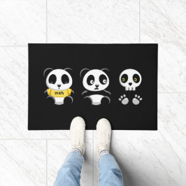 Felpudo Pandas pequeños en la oscuridad