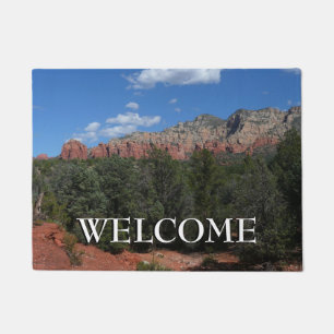 Felpudo Panorama de Red Rocks en Sedona Arizona