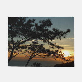 Felpudo Panorama de Torrey Pine Sunset