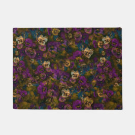 Felpudo Pansies [gold] Door mat rug