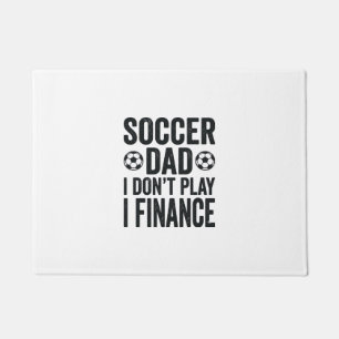 Felpudo Papá Fútbol No Juego Financio Camiseta Vintage_
