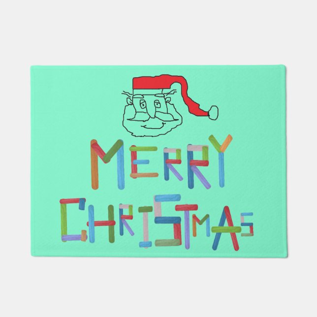 Felpudo Papá Noel (Anverso)