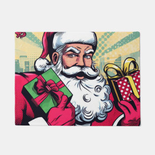 Felpudo Papá Noel/ Navidad de cómic