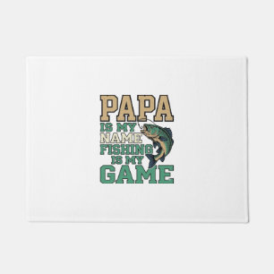 Felpudo Papa Pescar Es Mi Juego Diseño De Camiseta De Pesc