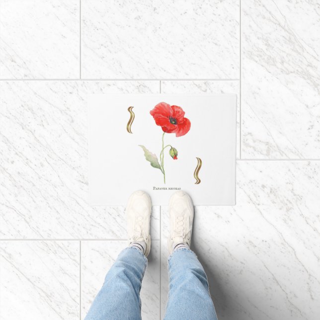 Felpudo Papaver rhoeas  (Interior)