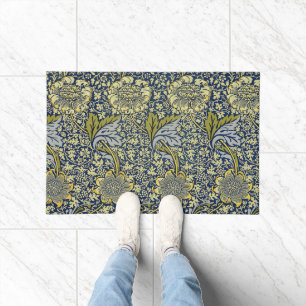 Felpudo Papel pintado floral William Morris Kennet Azul Do