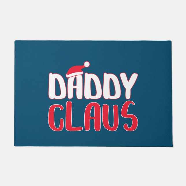 Felpudo Papi Claus coincide con el traje de los Navidades  (Anverso)