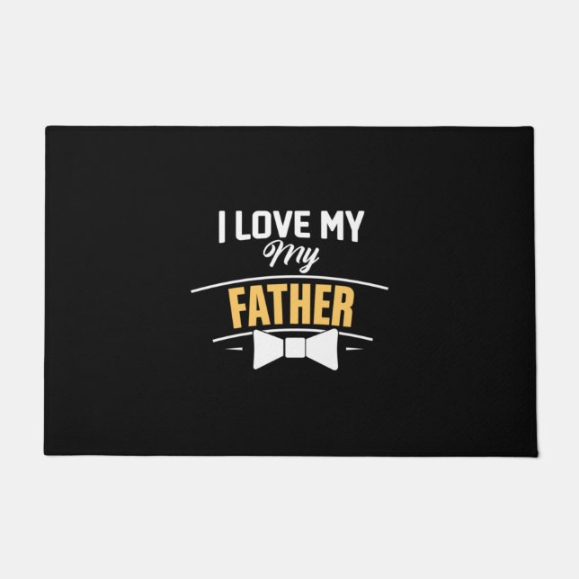 Felpudo Papi Regalo que amo a mi padre (Anverso)