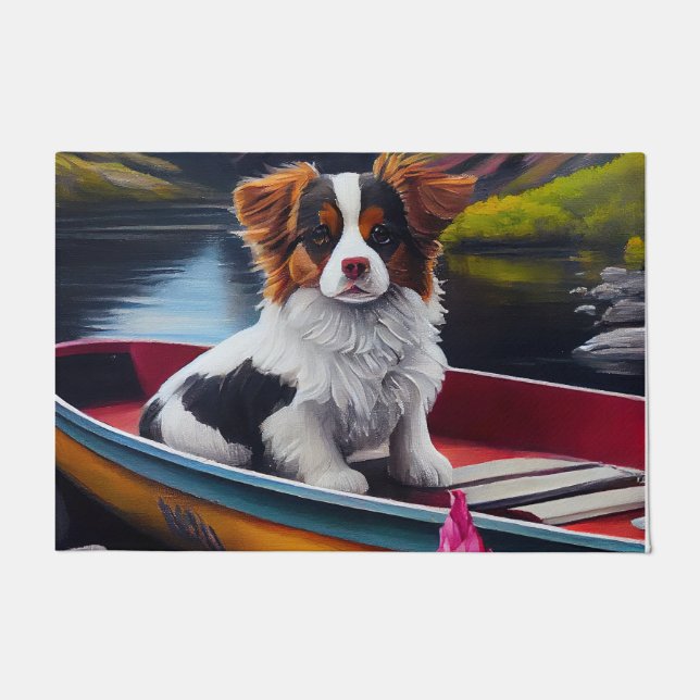 Felpudo Papillon on a Paddle: Una aventura panorámica (Anverso)