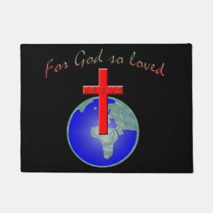 Felpudo Para dios amado tan