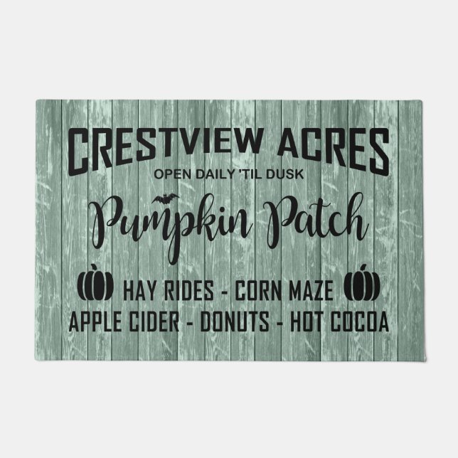 FELPUDO PARCHE DE PUMPKIN DE CRESTVIEW ACRES (Anverso)