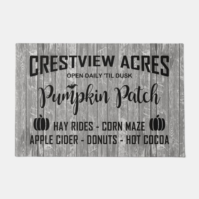 FELPUDO PARCHE DE PUMPKIN DE CRESTVIEW ACRES (Anverso)