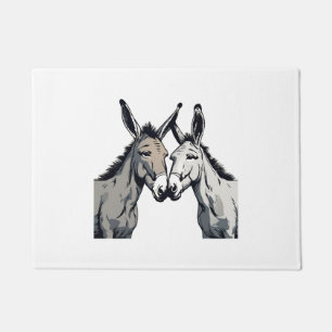 Felpudo Pareja de burro
