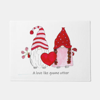 Felpudo pareja gnome valentía amor como gnome otro