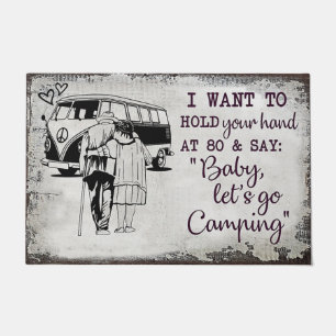 Felpudo Parejas Encantadoras Cita Mat, Diseño Simple