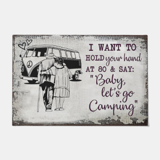 Felpudo Parejas Encantadoras Cita Mat, Diseño Simple