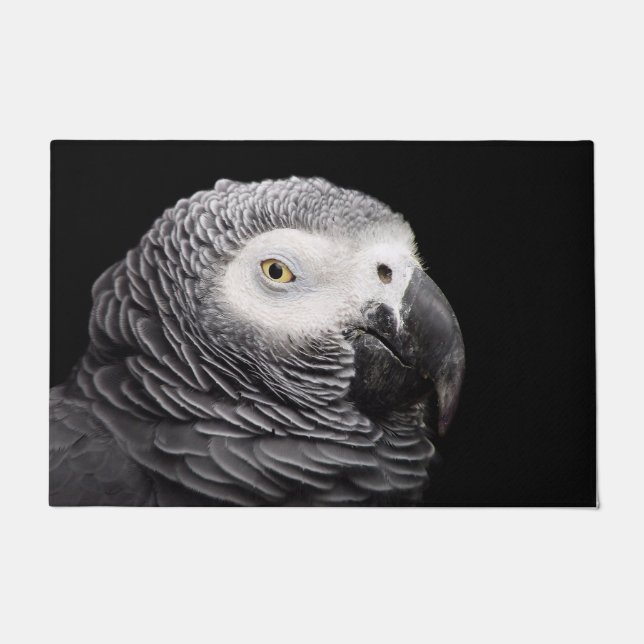 Felpudo Paro gris africano (Anverso)