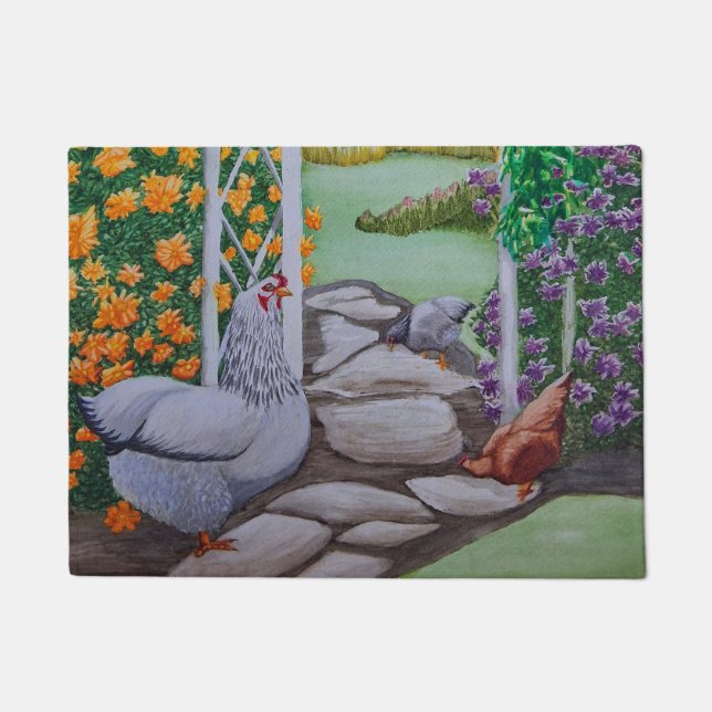 Felpudo Parque del pollo feliz (Anverso)