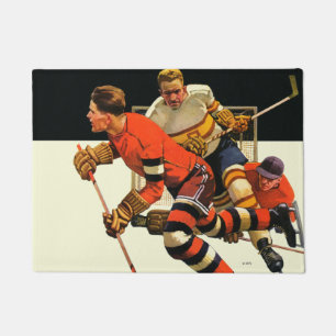 Felpudo Partido del hockey sobre hielo