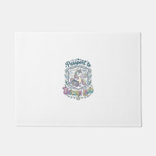 Felpudo Pasaporte de Unicornio a Tierra de Unicornios Fond
