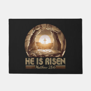 Felpudo Pascua Cristiana Él ha Resucitado Jesús