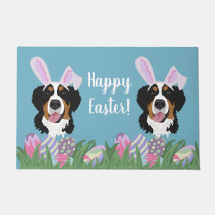 Felpudo Pascua de Perro de Montaña de Bernese