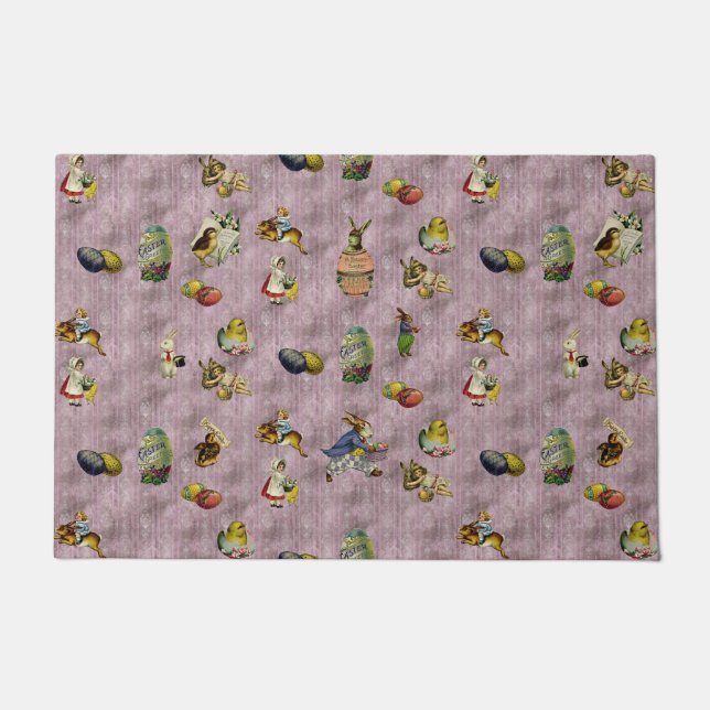 Felpudo Pascua de Vintage (Anverso)